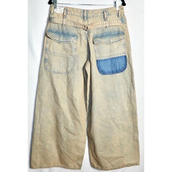 FREE PEOPLE We The Free Waterfalls Bagsy Wide-Leg
Jeans Size 30 - Picture 11 of 14